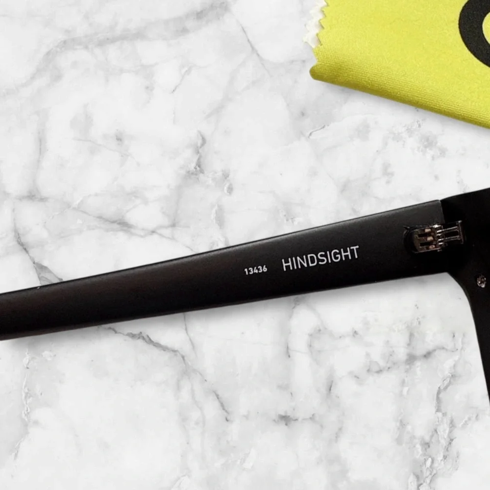 Quay Australia Hindsight Smoke Lens Matte Sunglasses